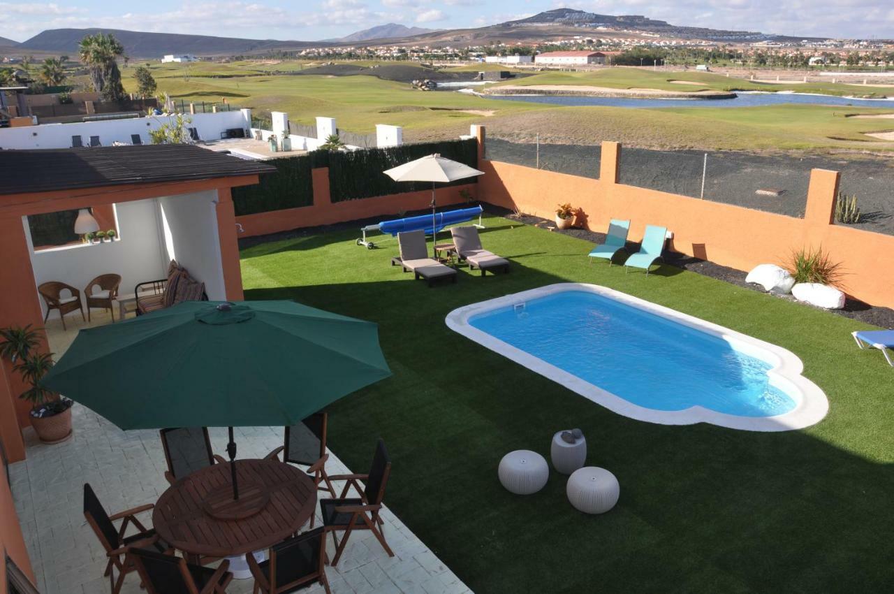 Eco Villa White Suite With Climatized Pool Caleta De Fuste Bagian luar foto