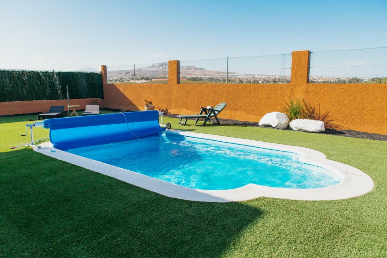Eco Villa White Suite With Climatized Pool Caleta De Fuste Bagian luar foto