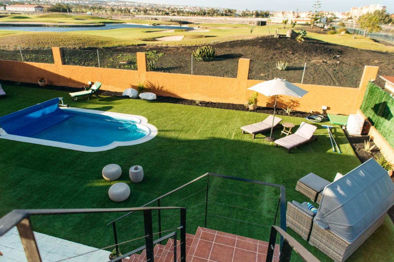 Eco Villa White Suite With Climatized Pool Caleta De Fuste Bagian luar foto