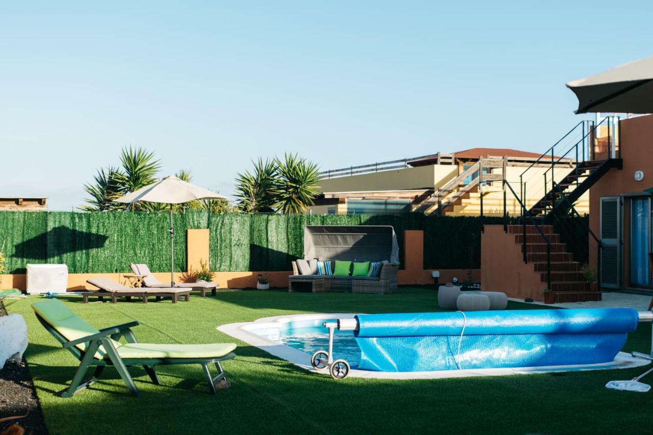 Eco Villa White Suite With Climatized Pool Caleta De Fuste Bagian luar foto